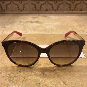 Kate Spade Hello Sunshine Pink Tortoise Shell Brown Sunglasses